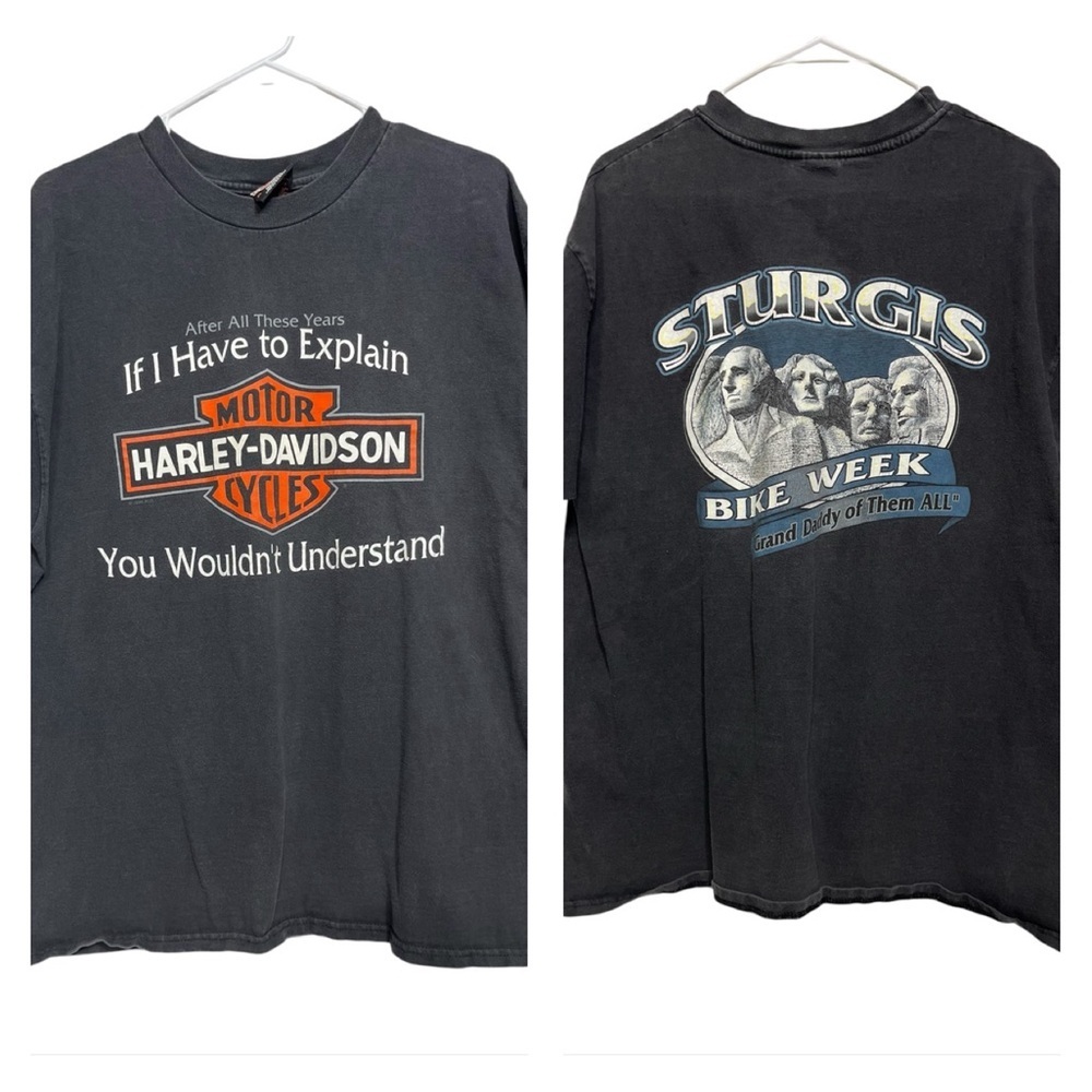 Harley Davidson vintage Sturgis tee size XL